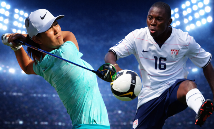 Michelle Wie | Freddy Adu merged image